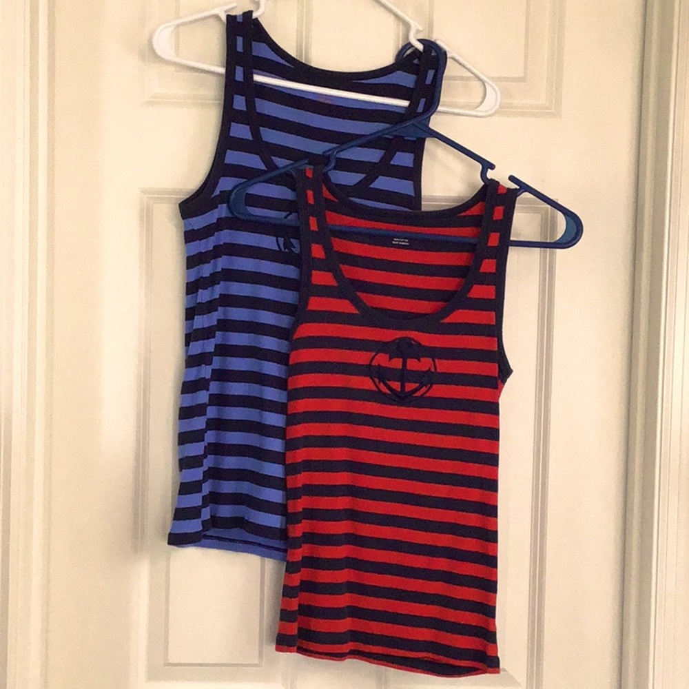 2 Tanks🇺🇸New York & Co. Nautical Tanks🚢